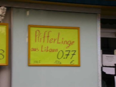 Pfifferlinge aus Litaun