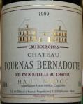 Château Fournas Bernadotte Haut-Médoc, Cru Bourgeois 1999