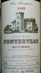 Château Fontesteau Haut-Médoc, Cru Bourgeois 1999