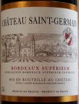 Château Saint-Germain Bordeaux Supérieur 2001