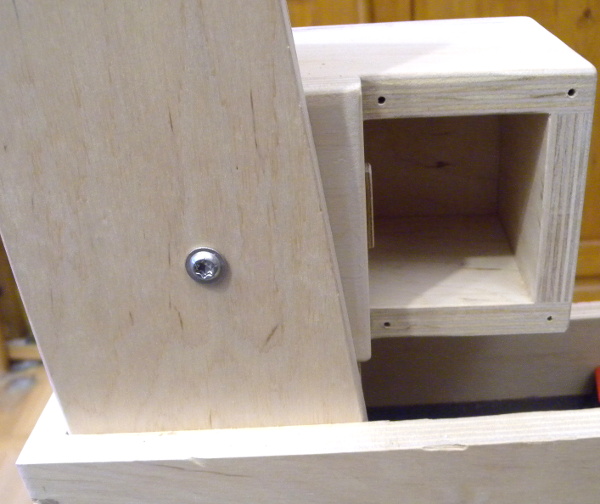 workbench: wooden box front