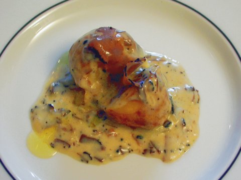 Oven Potato with Summer Truffle Cream