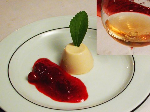 Panna Cotta with Strawberry Sauce