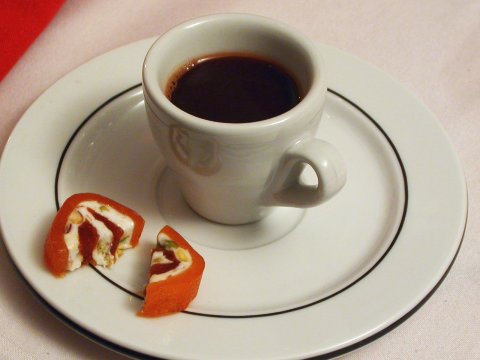 Espresso with Libanese Sweets
