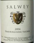 Weingut Salwey, trocken  Baden 2004