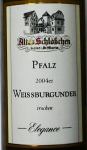 Elegance, Weingut Altes Schlößchen  St. Martin, Pfalz 2004