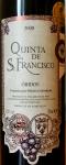 Quinta de S. Francisco, Tinto Denominação Óbidos Controlada Estremadura 2000